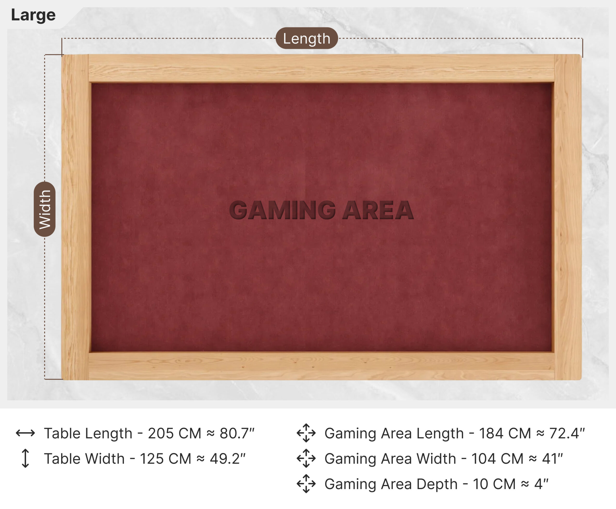 Guardian Game Table - Ready to Ship - Image 6